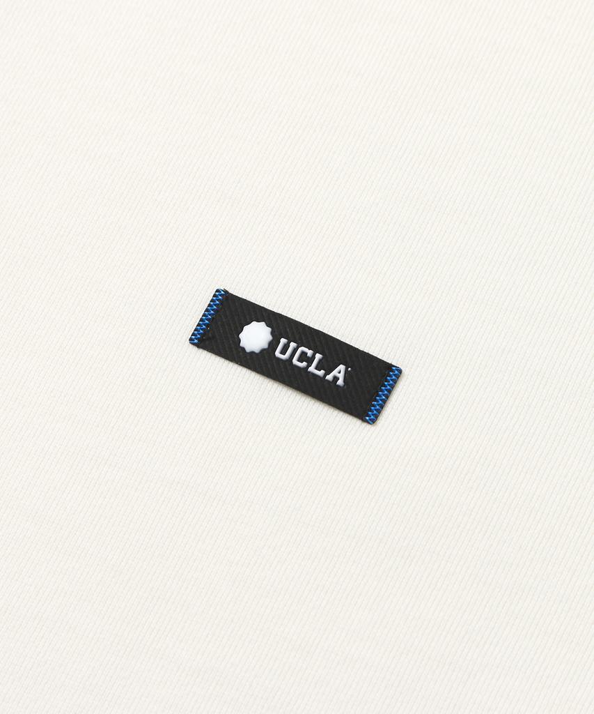 UCLA Унисекс Повседневная Толстовка на Молнии с Маленьким Логотипом [Кремовый] (Ub9Lt37_21)