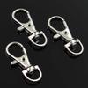 10Pcs Mini Aluminum Alloy Keychain Making Snap Spring Clip Hook Carabiner Buckle