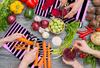GLASS CUTTING BOARD 2x 30x52 ZEBRA