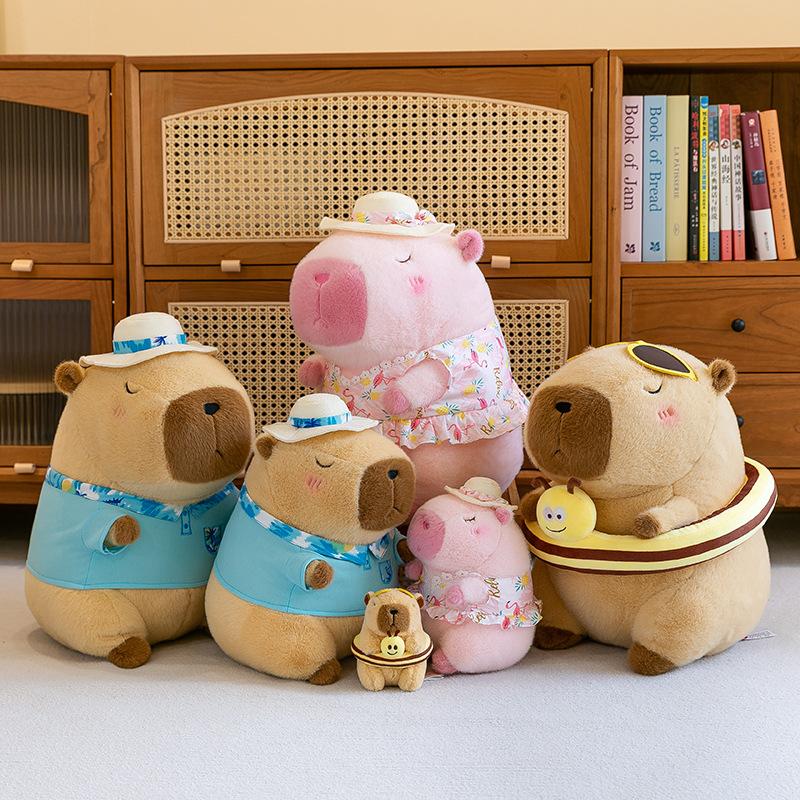 Summer New Cool Capybara Plush Toy Doll Kapibara Doll Children's Soothing Doll