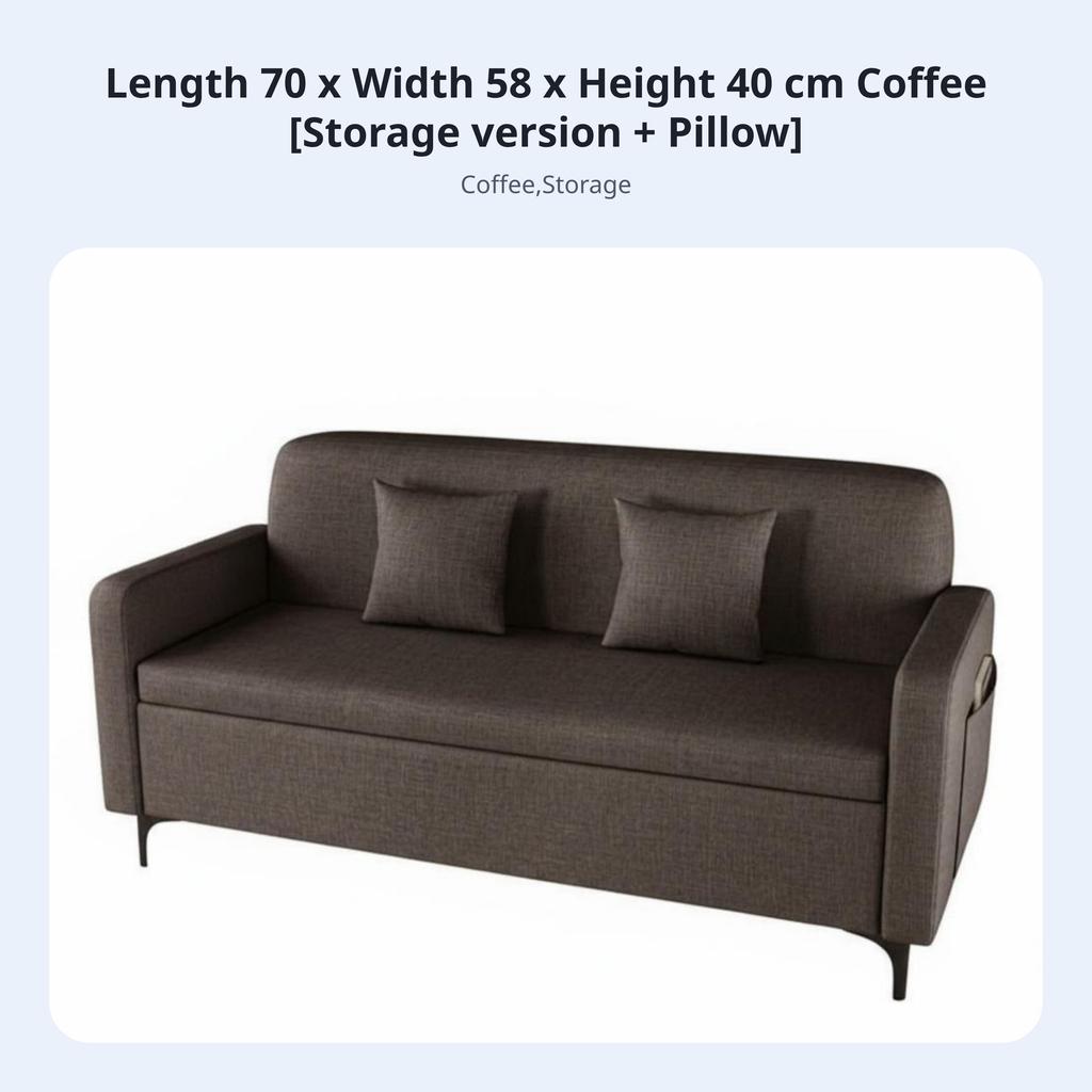 Upholstered Storage Bench Space-Saving Small Sofa Space-Efficient Design Modern and Design for Apartment Dwellers