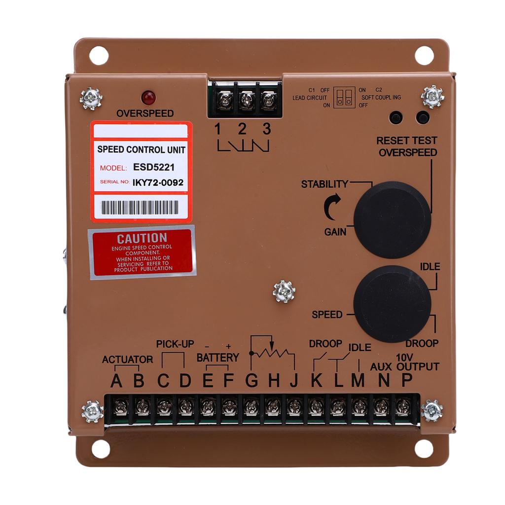 ESD5221 Speed Control Unit Generator Engine Control Module Controller Governor Easy Install