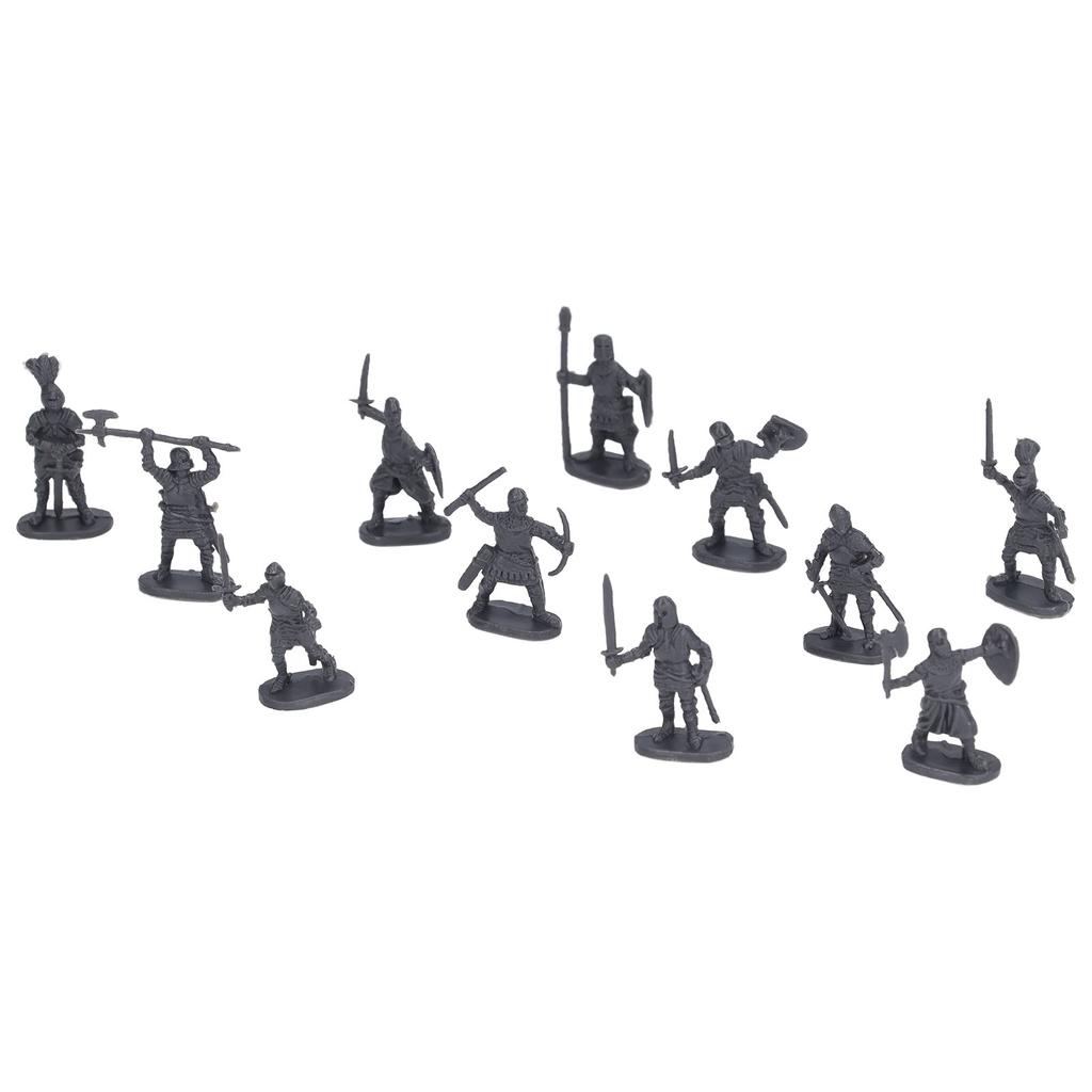 200pcs Soldiers Toy Plastic Lifelike Educational Medieval Soldier Figures Model for 3 Years Old Above