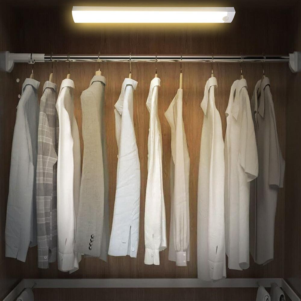 Wireless Strip USB Light Bar PIR Touch Sensor Light New Wardrobe Lamp Bedroom