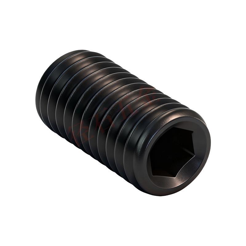 Высокопрочный установочный винт с шестигранным углублением и коническим концом, класс прочности 12.9