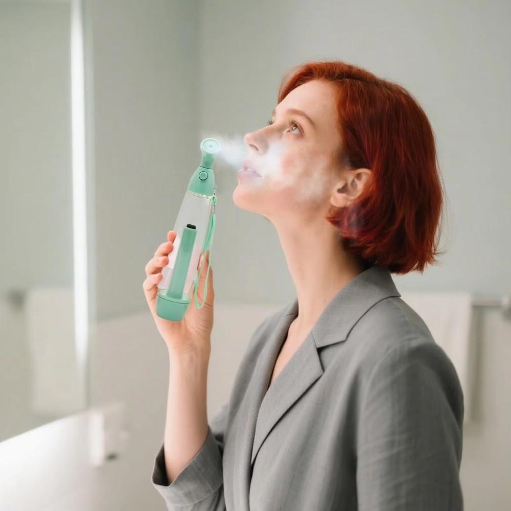 Handheld Mist Sprayer Leak-proof Humidifier Steamer Portable Face Mister  For Outdoor Makeup Home