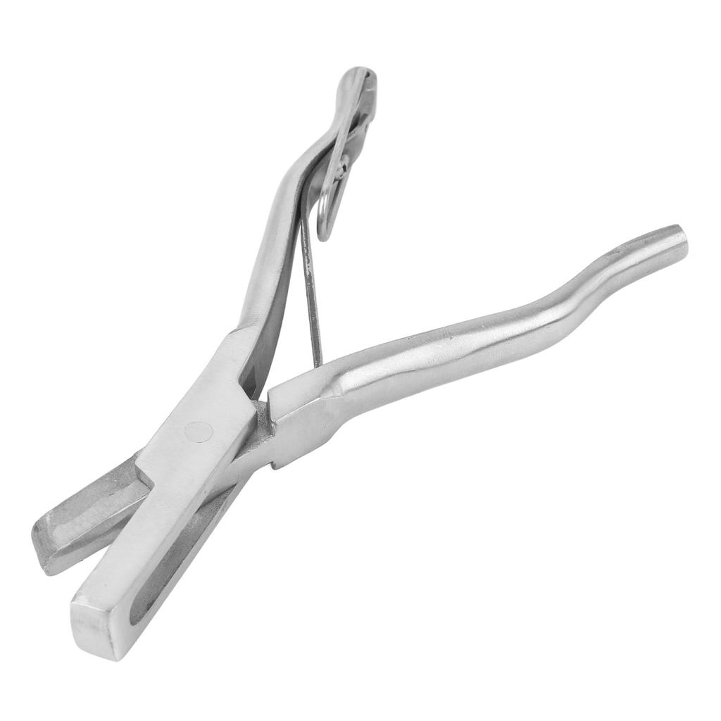 U-образный ушной насечкорез из нержавеющей стали для скота, щипцы для ушных бирок, инструмент для идентификации животных на ферме