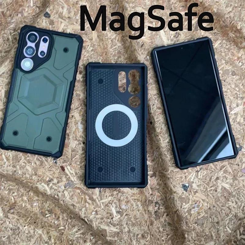 Противоударный чехол Pathfinder Pro Macsafe Magnetic для Samsung Galaxy S25Ultra S24 Ultra S23 Plus S24Ultra S23ULTRA Прочный чехол MagSafe