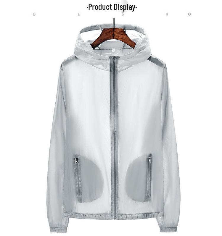 Летняя ветровка большого размера с защитой от УФ-лучей для пар - Куртка для рыбалки на открытом воздухе с логотипом на заказ