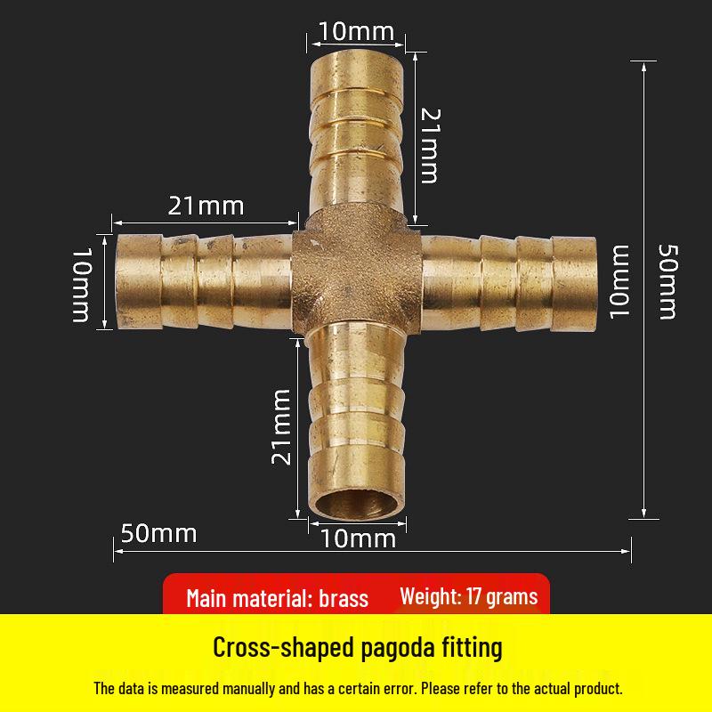 Медная пагода газовая насадка с адаптером для внутреннего провода