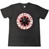 Red Hot Chili Peppers T Red Circle Asterisk Black Unisex T-Shirt
