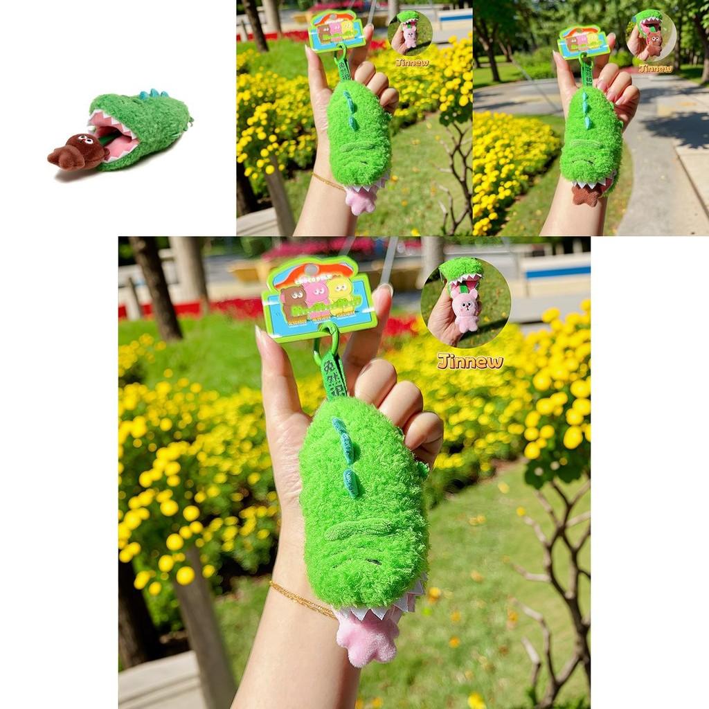 Adorable Plush Crocodile Pull Keychain Cute Cartoon Accessory Gift For Kids