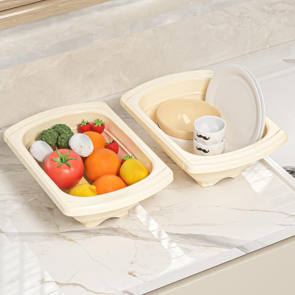 Корзина для мытья фруктов и овощей большой емкости, выдвижная ручка, фильтр-корзина для раковины, посуда