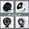 Kwak's Car Fan, For Tabletop, Air Conditioner, Dual Use, Angle Adjustable, LED Light, Summer,