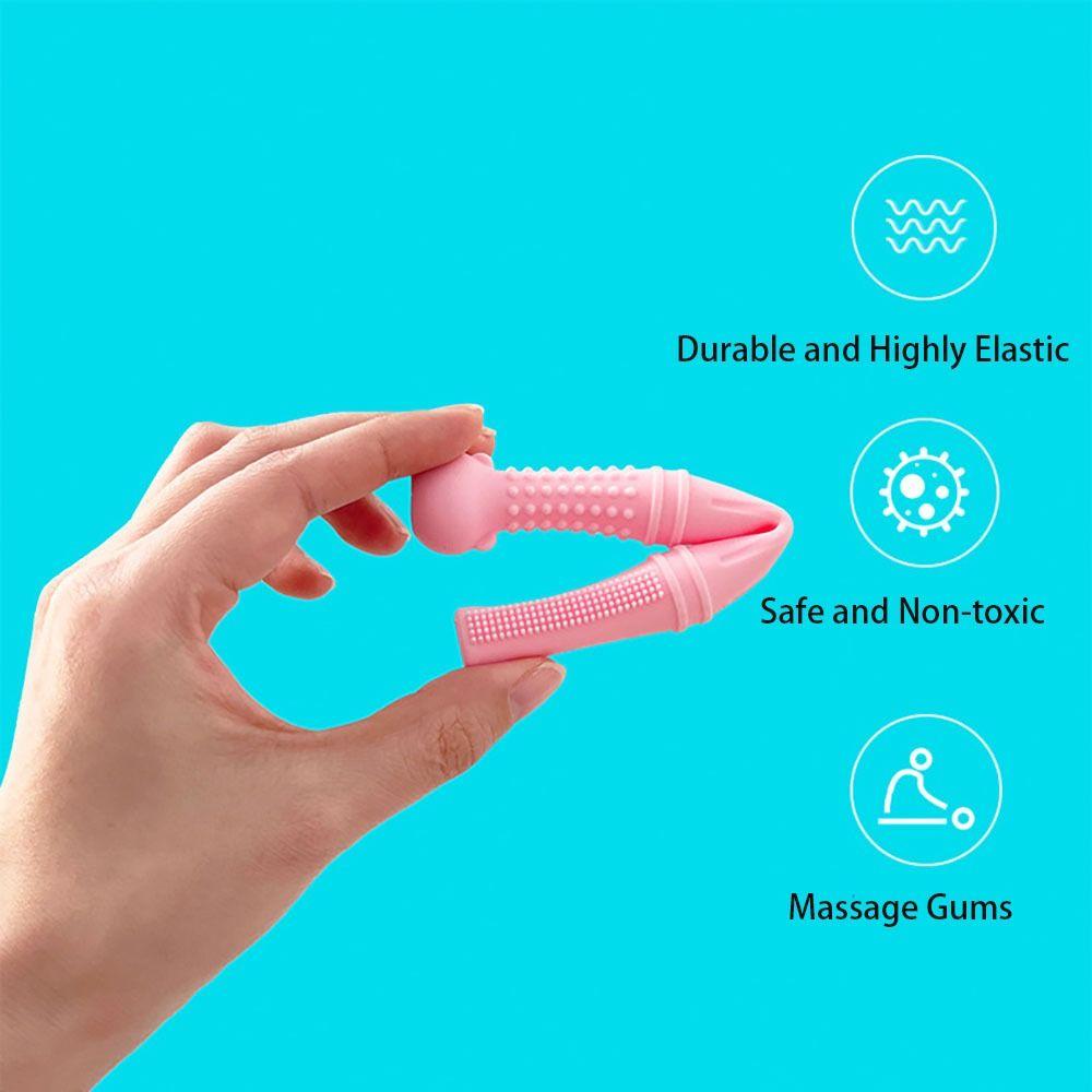 Silicone Baby Teether Soft Chewing Toys Hot Baby Molars