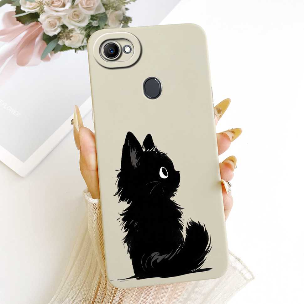 Beautiful Flowers Case For Oppo F7 Case CPH1819 CPH1821 Soft Silicone Fundas Phone Cases For Oppo F7 F 7 4G Cover Fundas