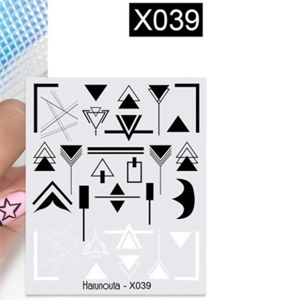 1PC 6.1*5.3cm Watermark Fall Leaves Nail Decals Autumn Yellow Maple Leaf Nail Art Stickers DIY Manicure Slider Decorations