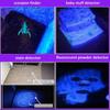 395 нм УФ-фонарик Blacklight Zoomable USB перезаряжаемый УФ-свет Ультрафиолетовый фонарик для детектора мочи домашних животных Отверждение смолы