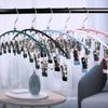 2PCS 10 Clips Curved Hanger Windproof Socks Hanger Drying Rack Clothes Drying Hanger  Clothes Shops