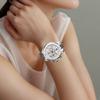 Casio SHEEN кварцевый механизм стальной ремешок женские часы серебристый циферблат SHE-5513D-7ADF