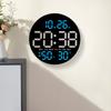 Светодиодные настенные часы Yousheng с большим дисплеем, легко читаемым дисплеем, функцией дистанционного управления, функцией измерения влажности и температуры, универсальные настенные часы