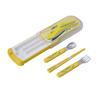 Dishwasher Safe Shinkansen Sliding Trio Set Made In Japan Kagayaki Doctor Yellow [Hayabusa Yellow] (Doctor (yellow))