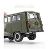 New 1/18 Russian UAZ TRAVELER 452 VAN Alloy Diecasts & Toy Vehicles Metal Toy Car Model Sound and Light Collection Kids Toy