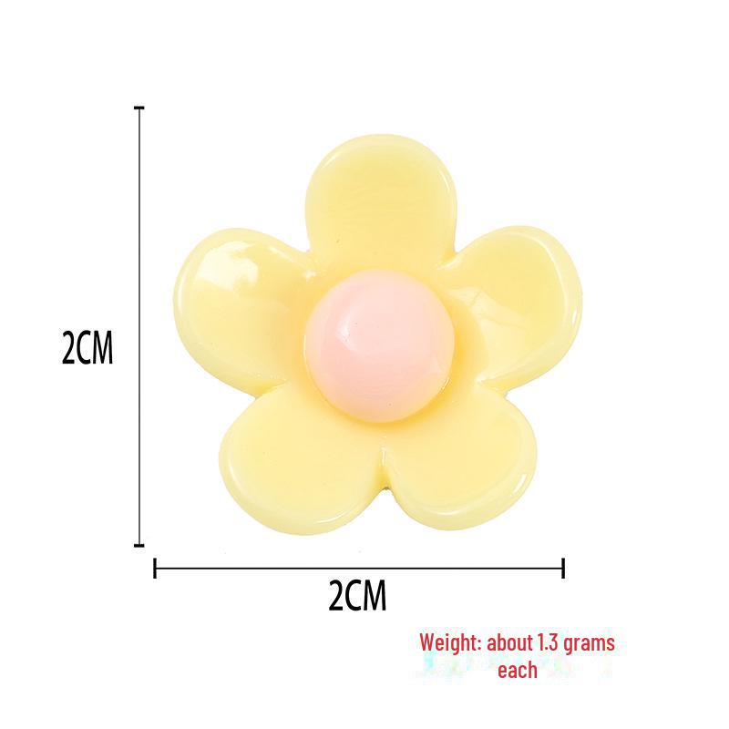 Детские аксессуары для волос и коробка для хранения из смоляного пятилепесткового цветка своими руками