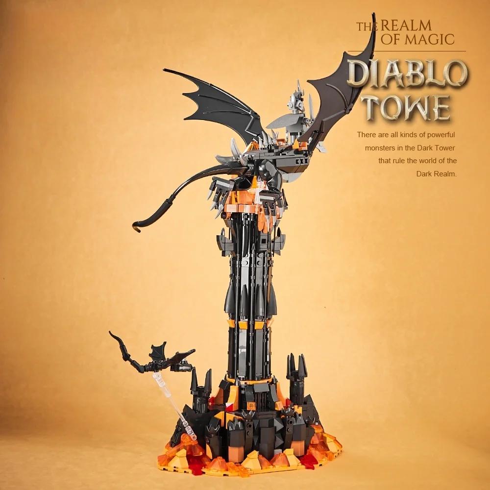 Нетоксичные DIY Магическая Башня Строительные Блоки Креативные Moc Технические Сборочные Кирпичики Stem Образовательный Набор Подарок Для Взрослых Детей Рождество