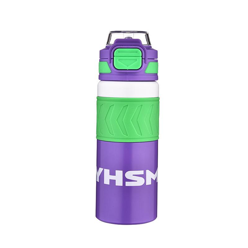 Stainless steel thermos cup high value outdoor double drink bouncing straw portable sports cup