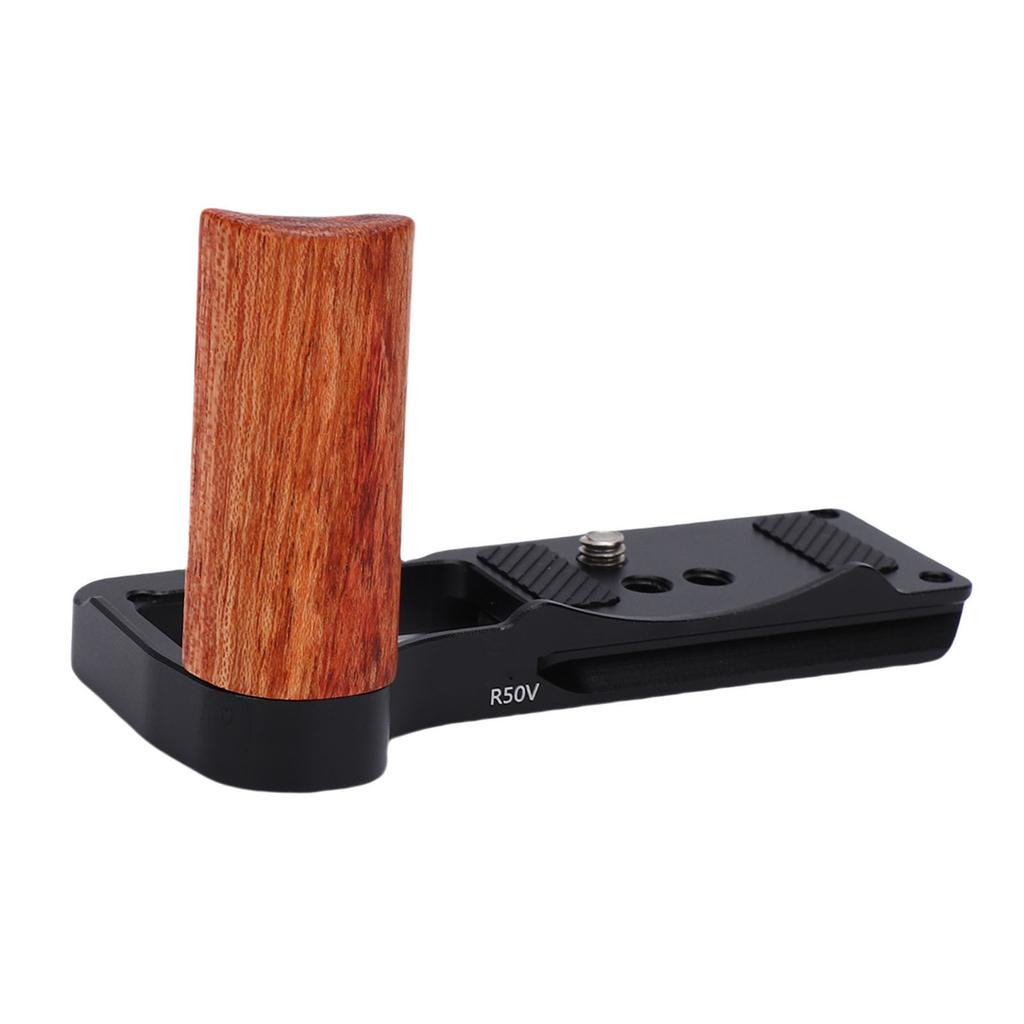 Handgrip L Shape Bracket Handle Fit for R50V Camera with Built In Quick Release Plate Hand Grip Holder Anti Slip Pads Design
