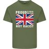 Proud to Wear Flag Not Racist Union Jack Unisexs Light Cotton TShirt