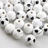 10 Pieces Wooden Bead for Crafts Handmade Round Beads for Jewelry Making