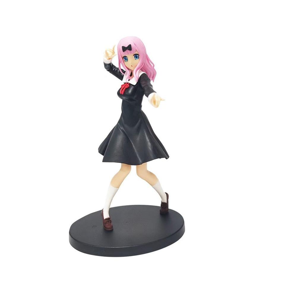 Kaguya-sama: Love Is War 18 см Аниме Фигурка Кавайная Девочка Фудзивара Тика Синомия Кагуя Экшен Коллекционная Модель Кукла Игрушка Подарок