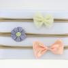 3Pcs/Set Cartoon Cute Flower Girl Hair Band Bowknot Beautiful Kids Headband  for  Photography Birthday