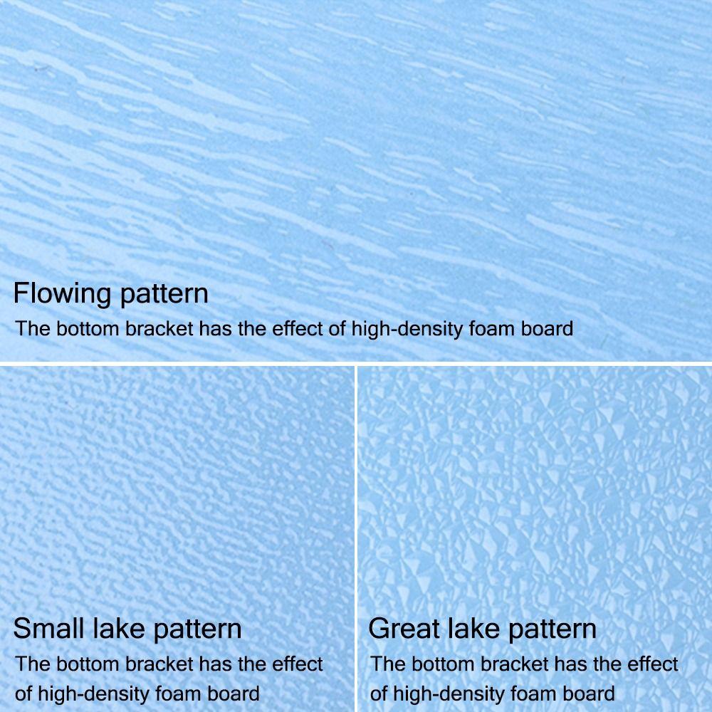 Прозрачная синяя бумага-наклейка с имитацией текстуры воды для изготовления песочниц Песочница