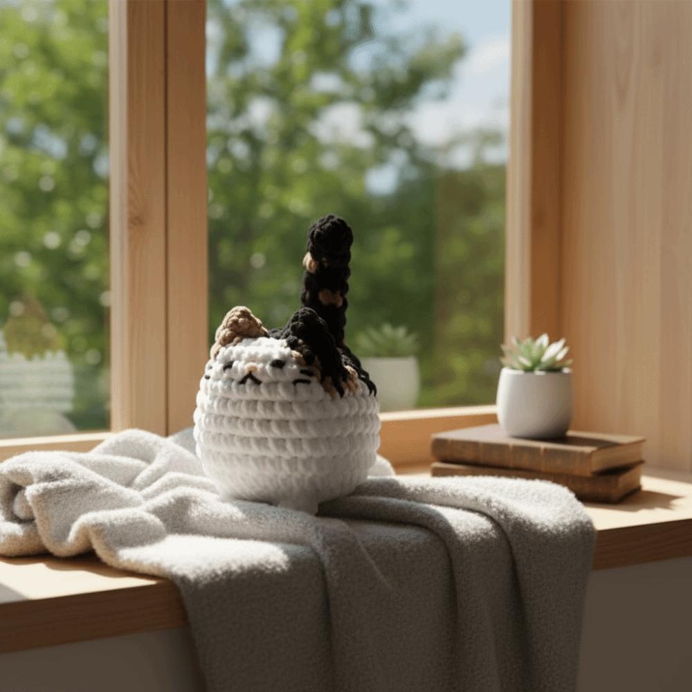 Набор Простые Кот Крючком Животные DIY Ручная Работа Поделки Набор Животных Крючком Набор Материалов Кот Подарок