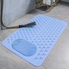 Non Slip PVC Bath Mat with Suction Cup Massage Bumps Quick Dry Bathroom Rug Shower Safety Carpet Strong Drainage Bathroom Carpet