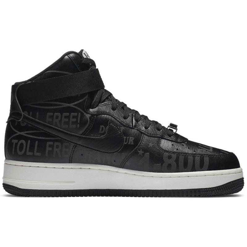 Nike Кроссовки Air Force 1 High '07 Premium 'Toll Free Pack   Black' CU1414-001