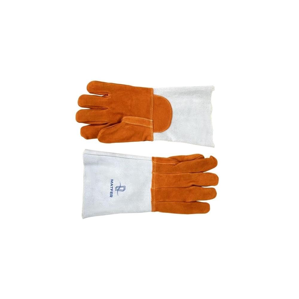 MATFER Baker Gloves 773012 395mm Leather France Pair Left and WBC40433 (1 Right)