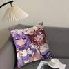 I-INUGAMI KORONE Cartoon Animation Cushion Cover Pillowcase Upholstery Sofa Throw Pillow Home Decor Pillowcas