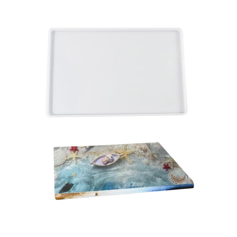 Большая прямоугольная силиконовая форма, художественные формы из смолы, формы для поделок из глины, уникальные формы для орнаментов, силиконовые формы для рукоделия