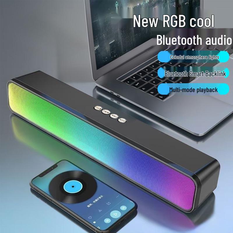 M8 RGB Саундбар: Панорамный объемный звук, яркий игровой динамик с классными световыми эффектами