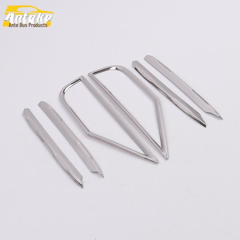 Stainless Steel Fog Light Trim for 18 Tiguan – Decorative Car Accessories