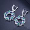 E0208 Multi-Color Optional, Trendy Zircon Earrings, Earrings