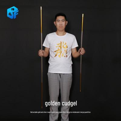 Северная Магия Гандам Телескопический Руи Цзиньгу Банг Сценический Реквизит с Шелковым Шарфом