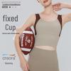 Женский спортивный бюстгальтер Color Block 2025: Ударопрочный, быстросохнущий топ для йоги с фиксированными чашками