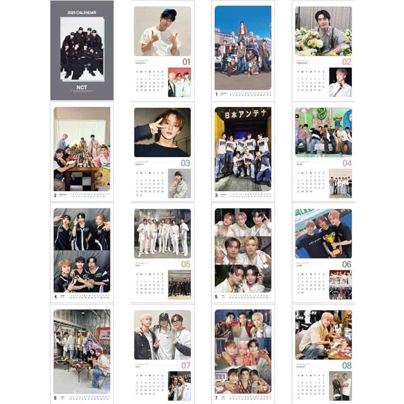 2025 Wall Calendar [K-STAR Wall Calendar] (NCT NCT)