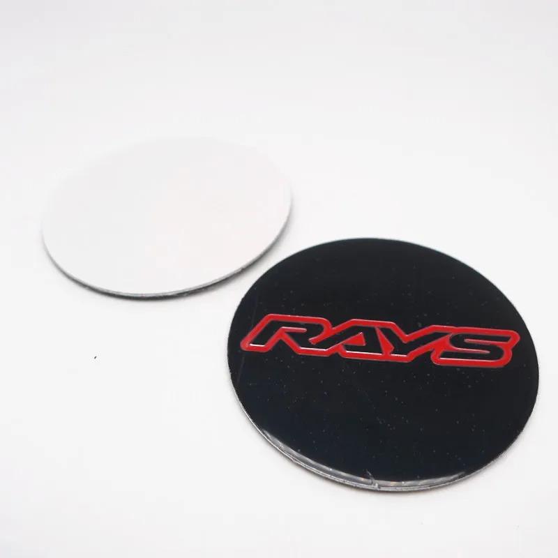 4 шт. 45 мм 50 мм Колпачки ступицы колес Rays Volk Racing Наклейка Диски автомобиля Колпак значка Эмблема