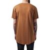 T-shirt long - Urban Classics - SHAPED - 100% coton - Marron - Manches longues